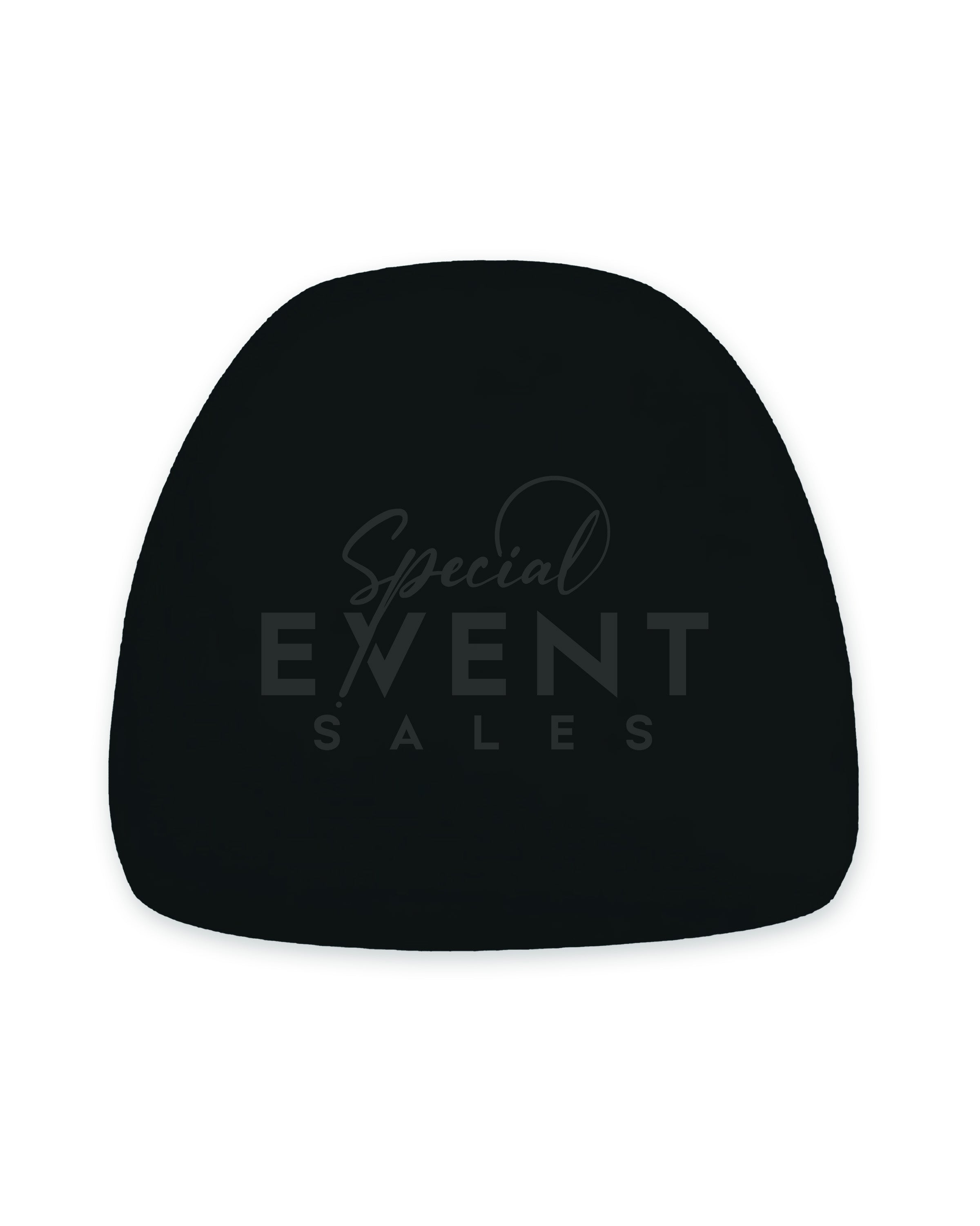Black Velvet Chair Bonnet