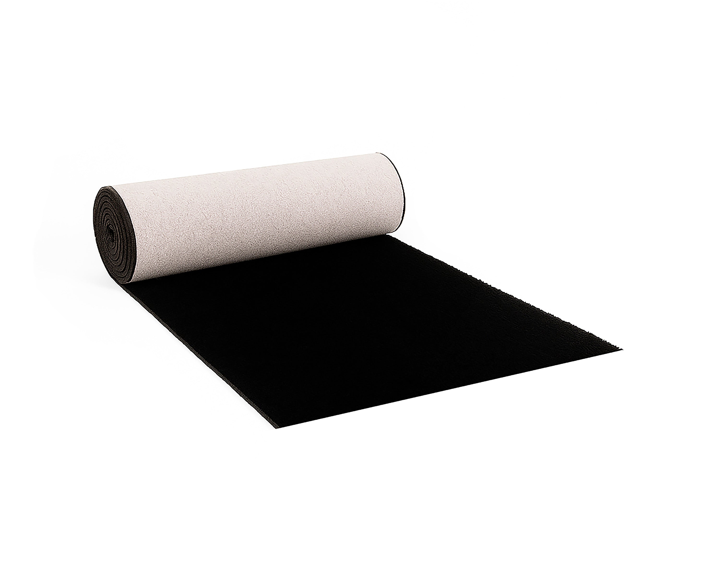 Carpet, Black Plush 4' x 25'