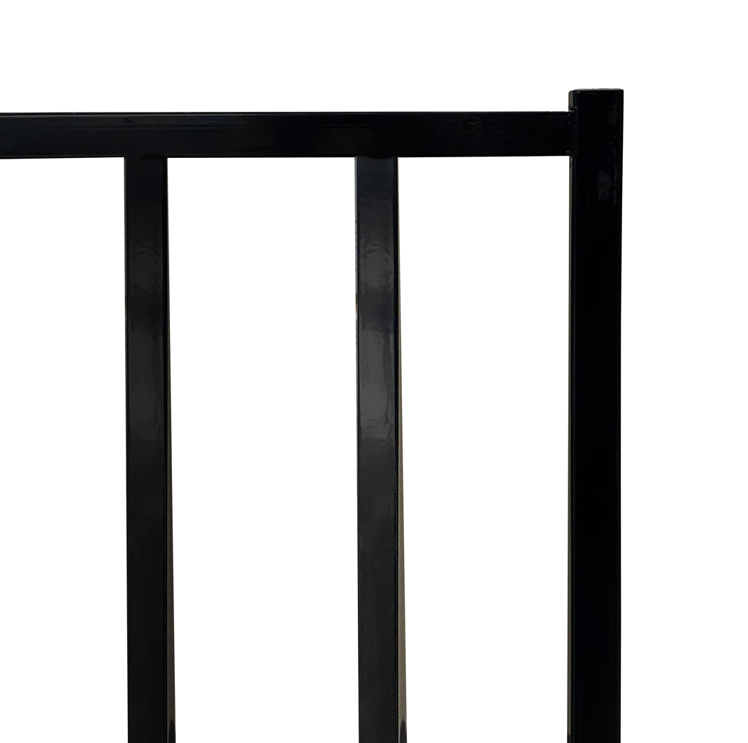 Black Fence Panel, 96" L X 40" H