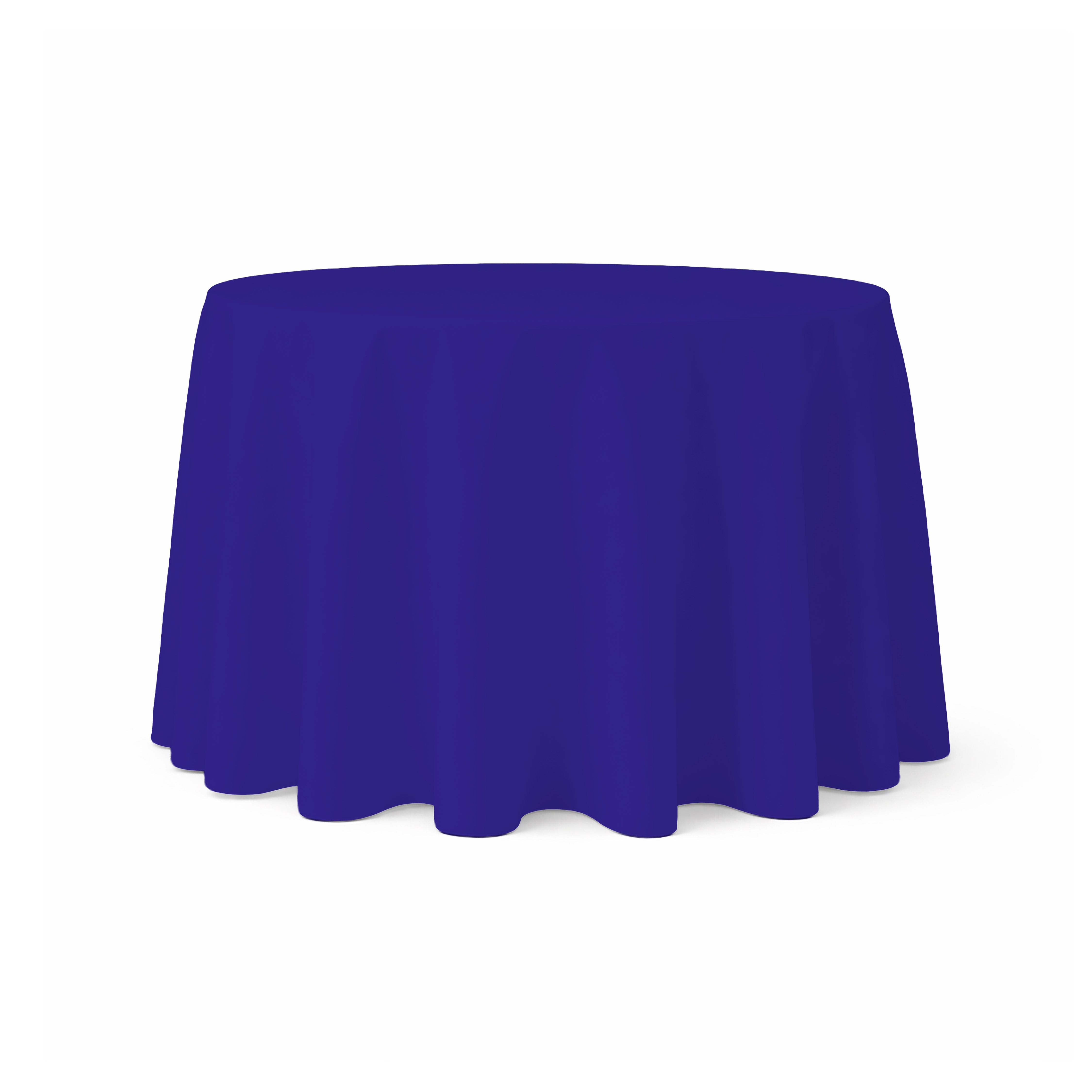 Tablecloth 90" Round Royal Blue Majestic