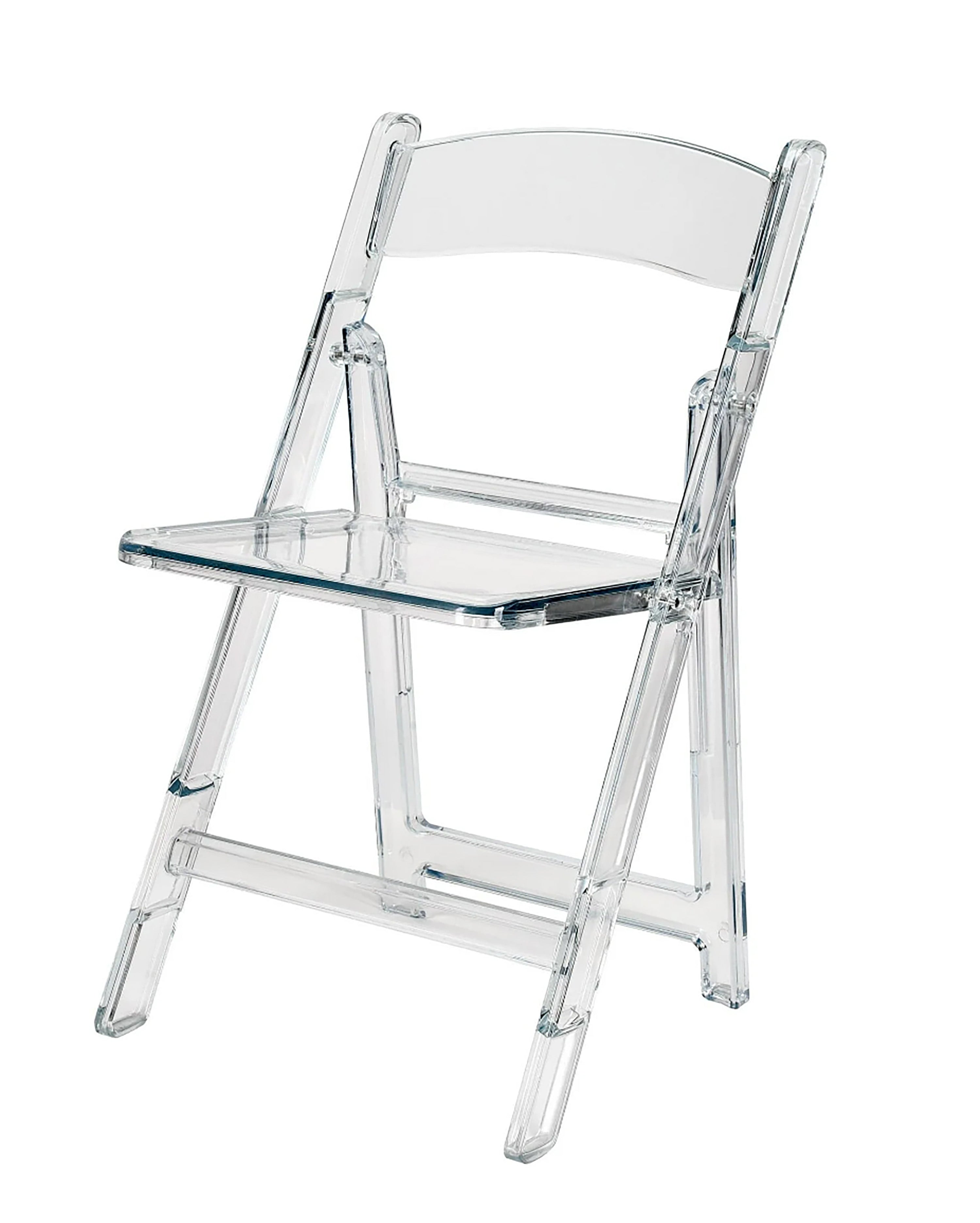 Chair, Folding Illusion Crystal Clear