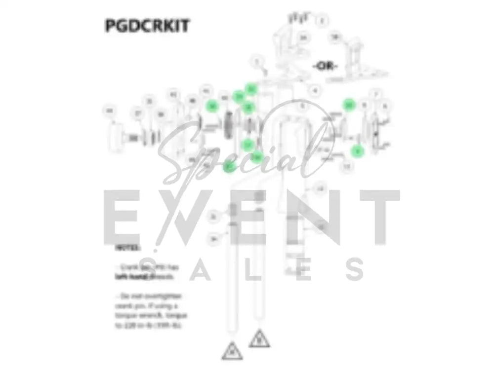 Crank Assembly Contractor/X Series Tents - Titan Post Drivers