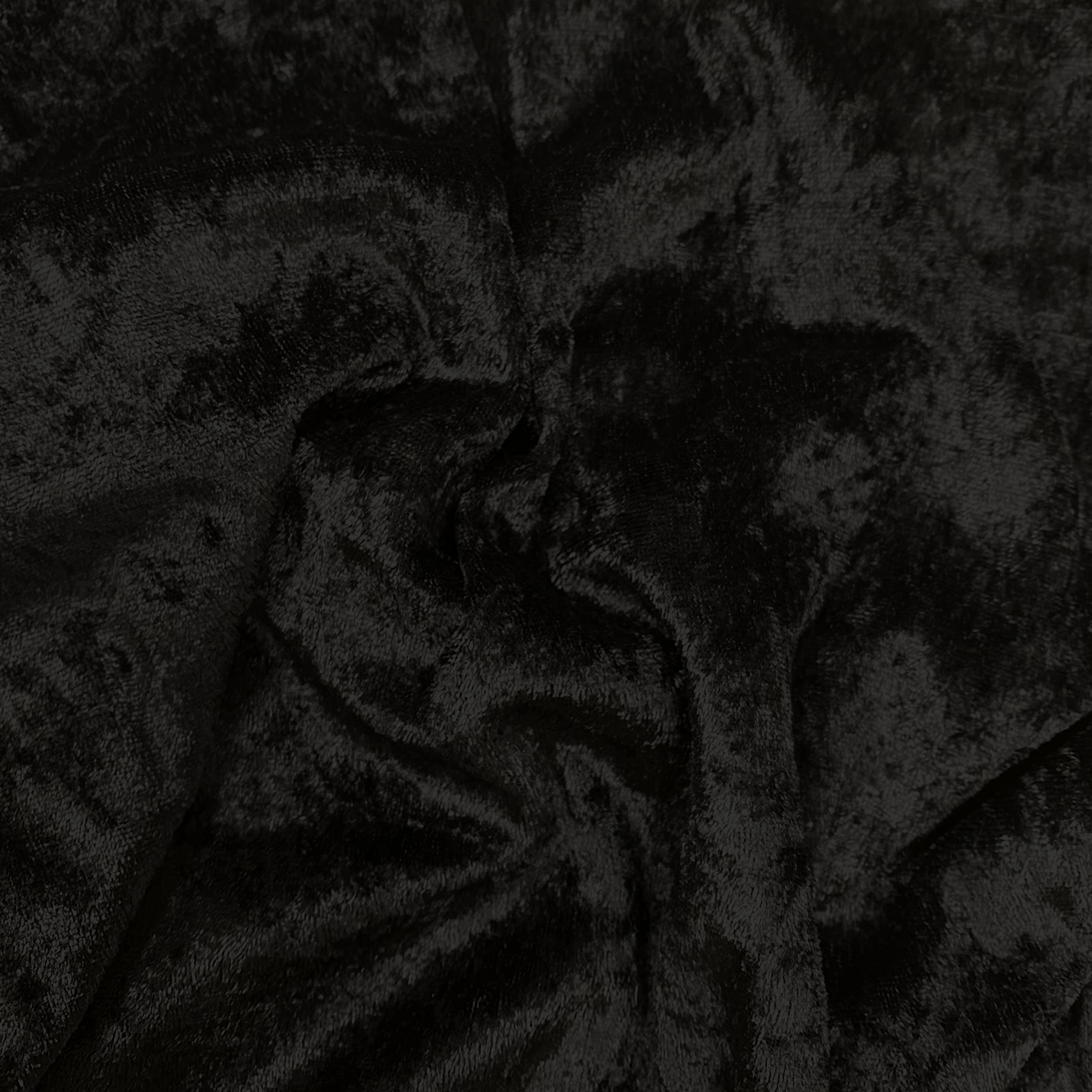 Drape, 8' Crushed Velvet Black 170 Gsm