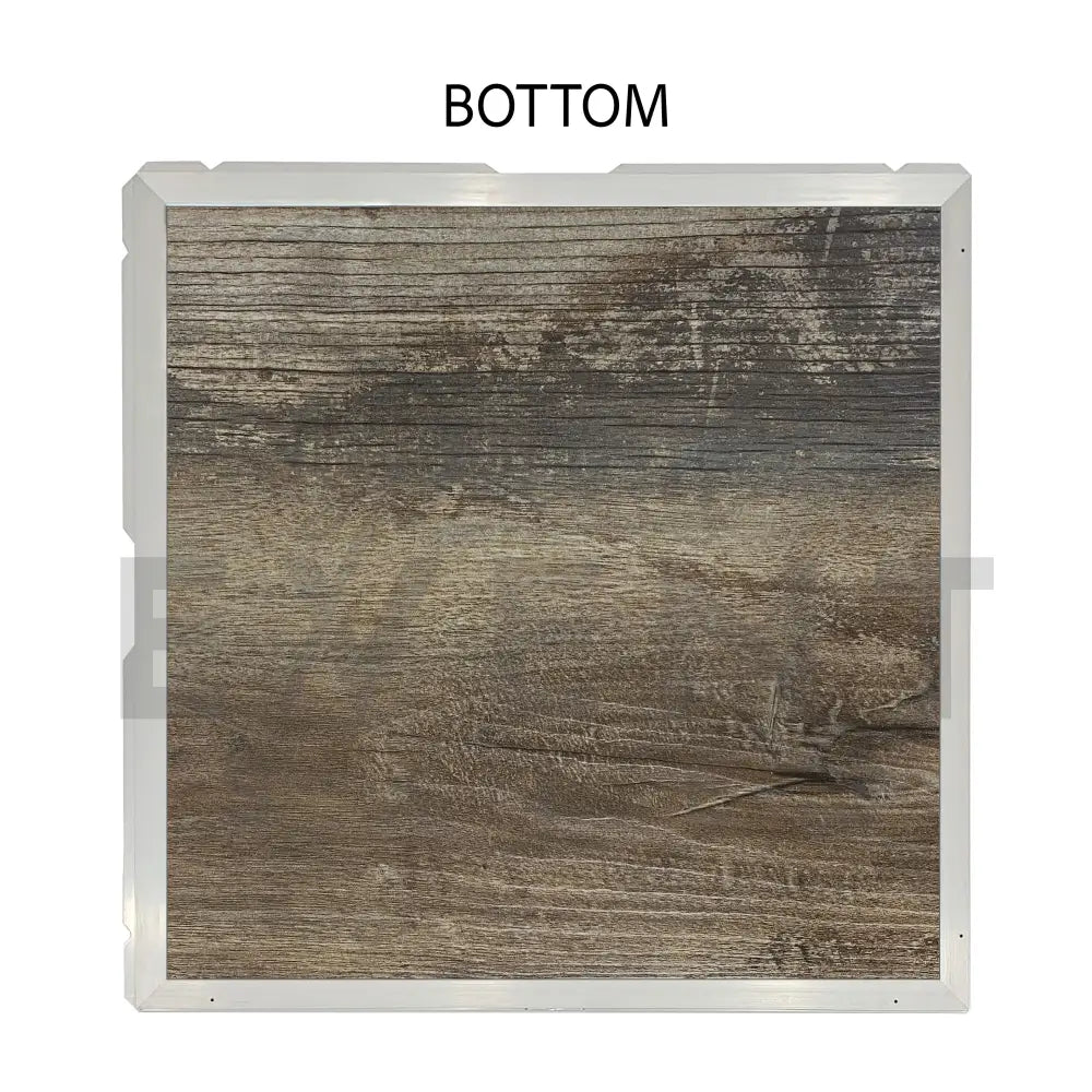Rustic Oak DancePro event dance floor panel/ tile. Bottom View