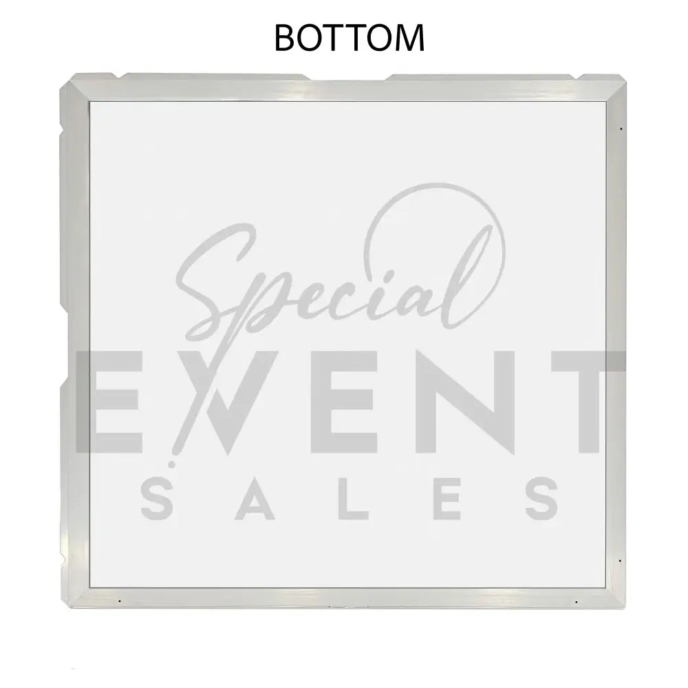 White stone DancePro event dance floor tile. bottom side
