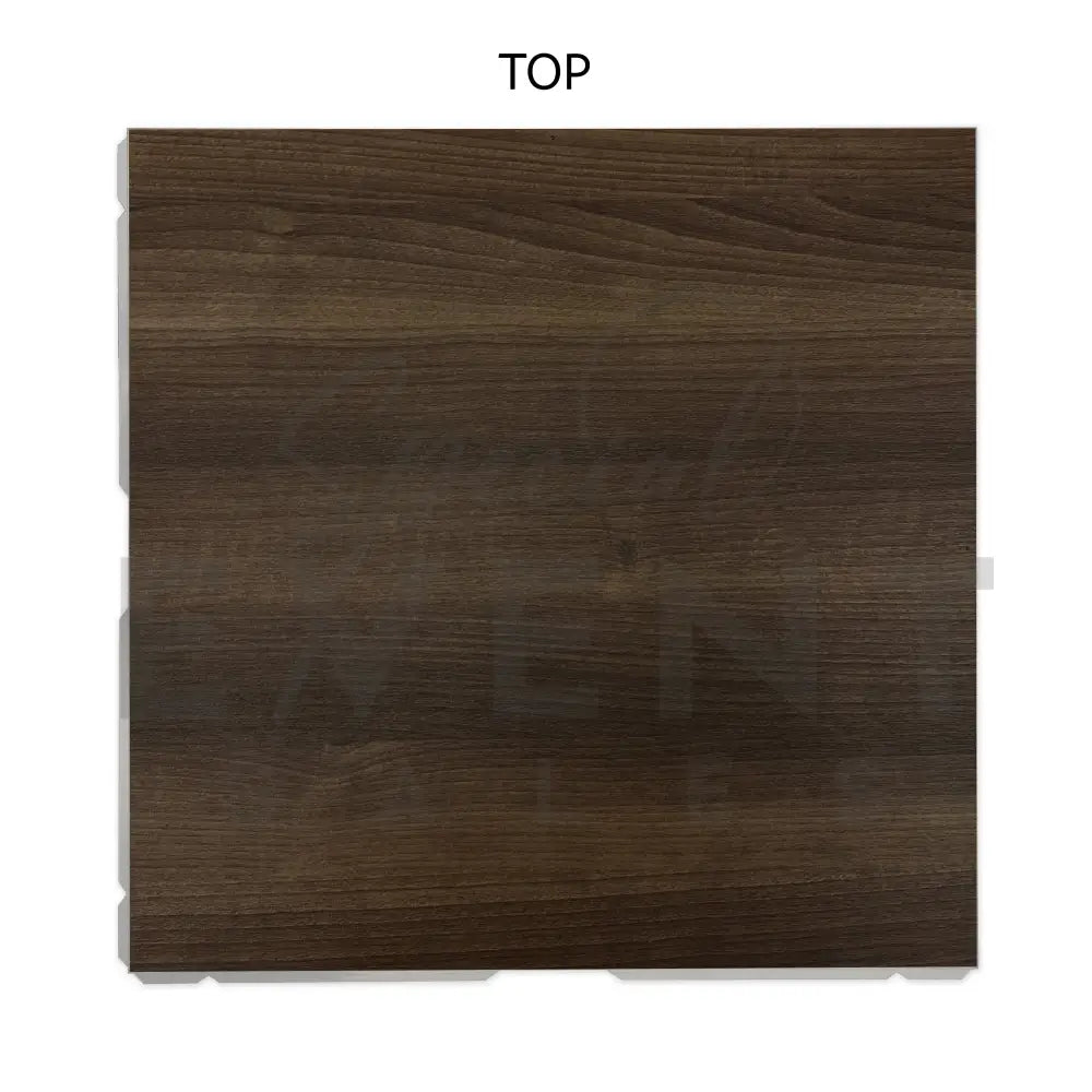 Wooden walnut DancePro event dance floor panel. Top view