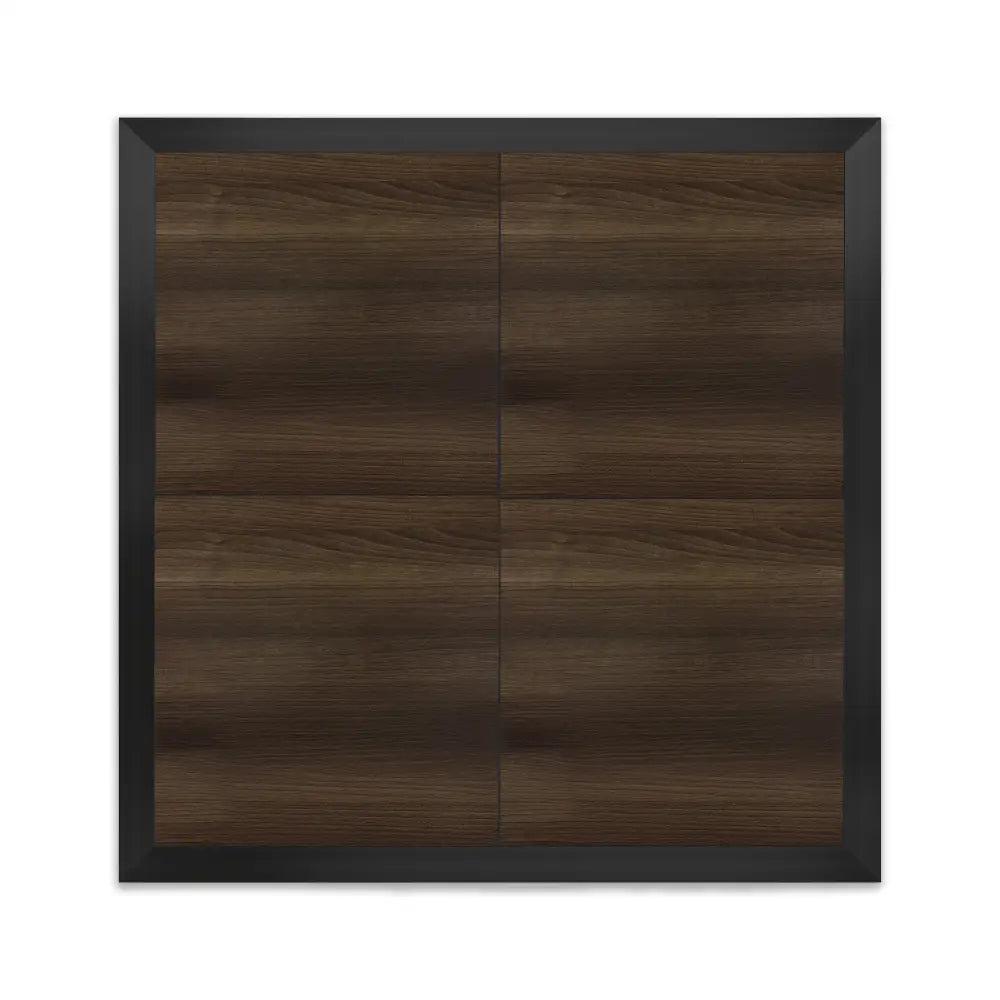 Dark rich brown wooden walnut coloured DancePro premium event dancefloor.