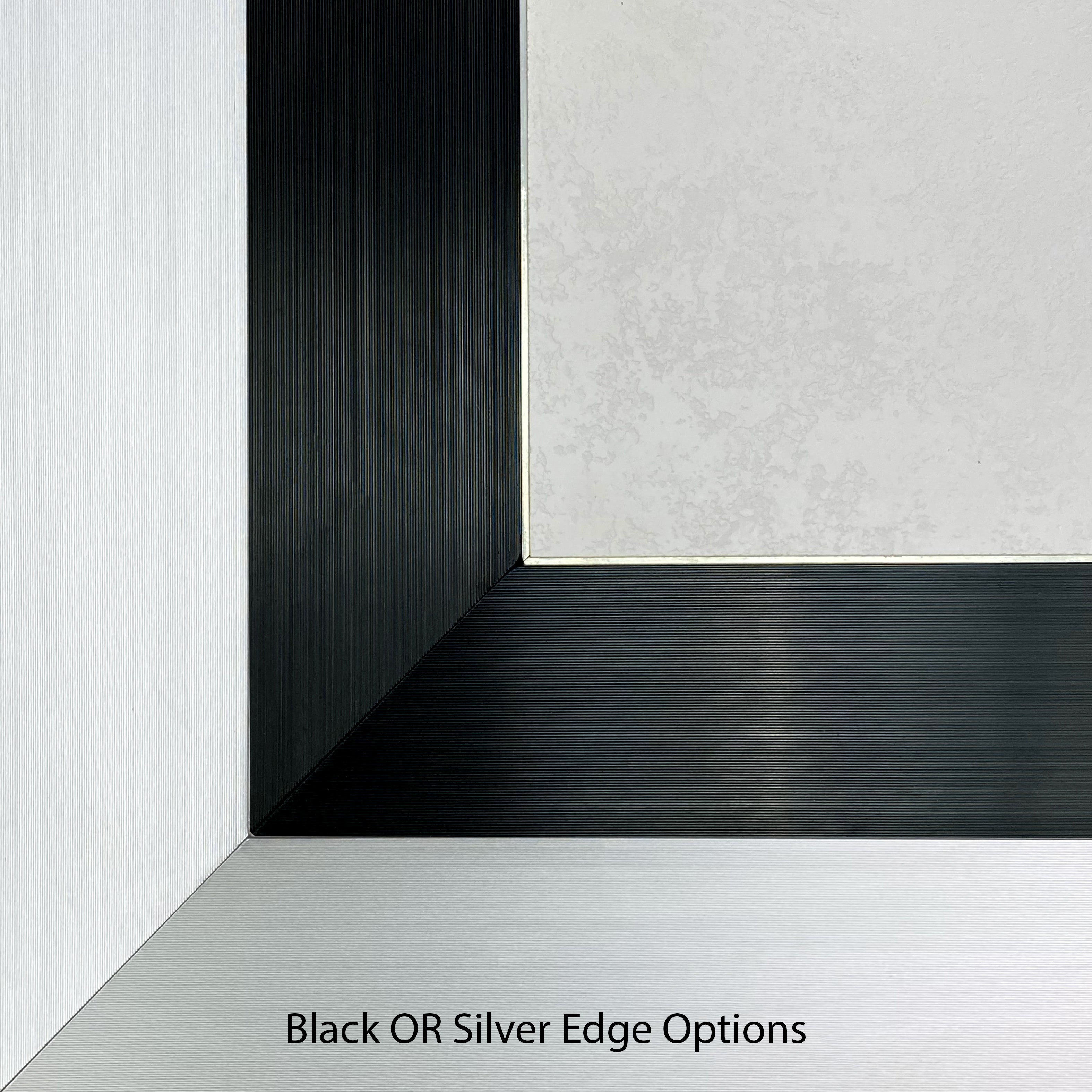 DancePro premium dance floors come with silver and black trim/ edge options. 