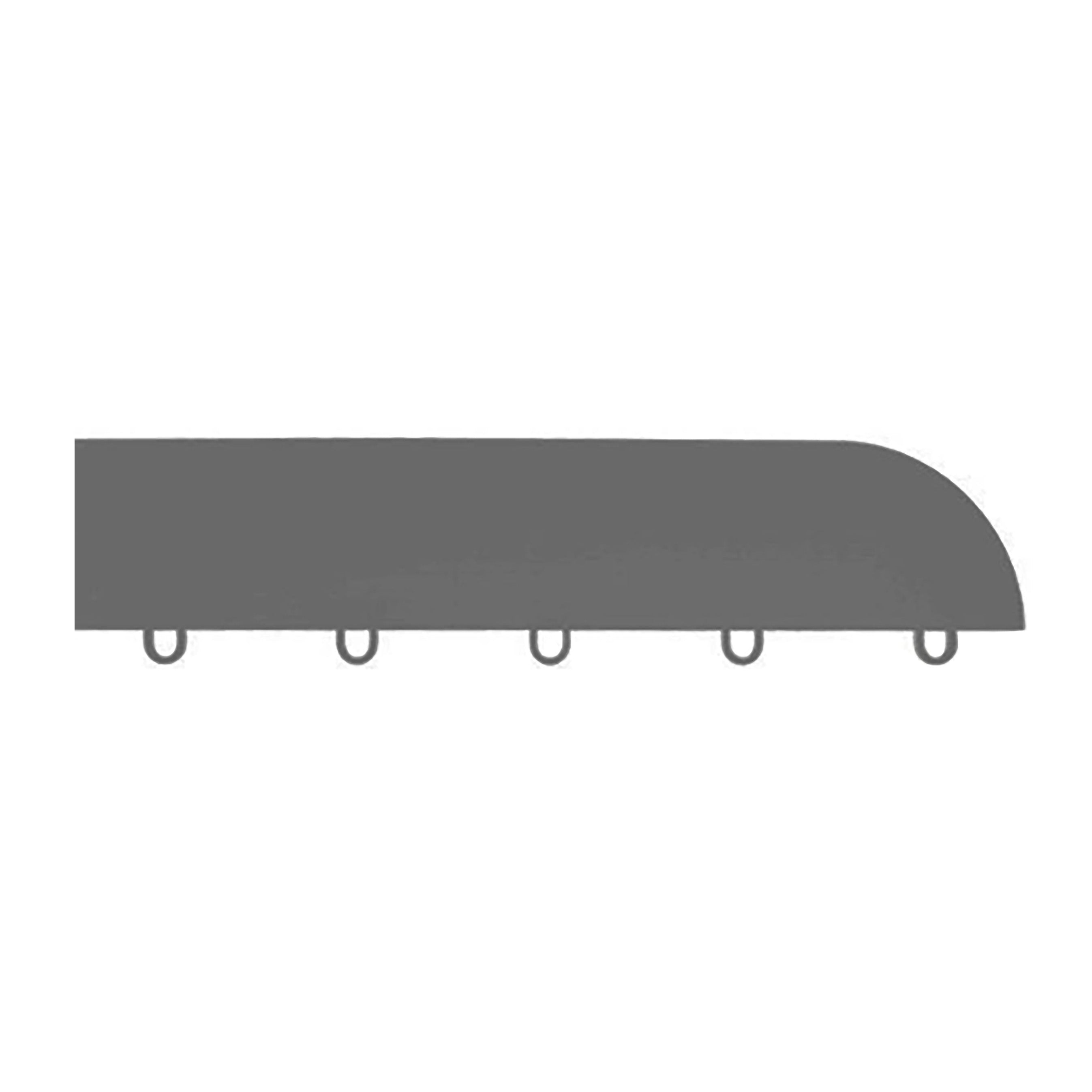 Edge, Corner Female GRAPHITE  3" x 12" (New)