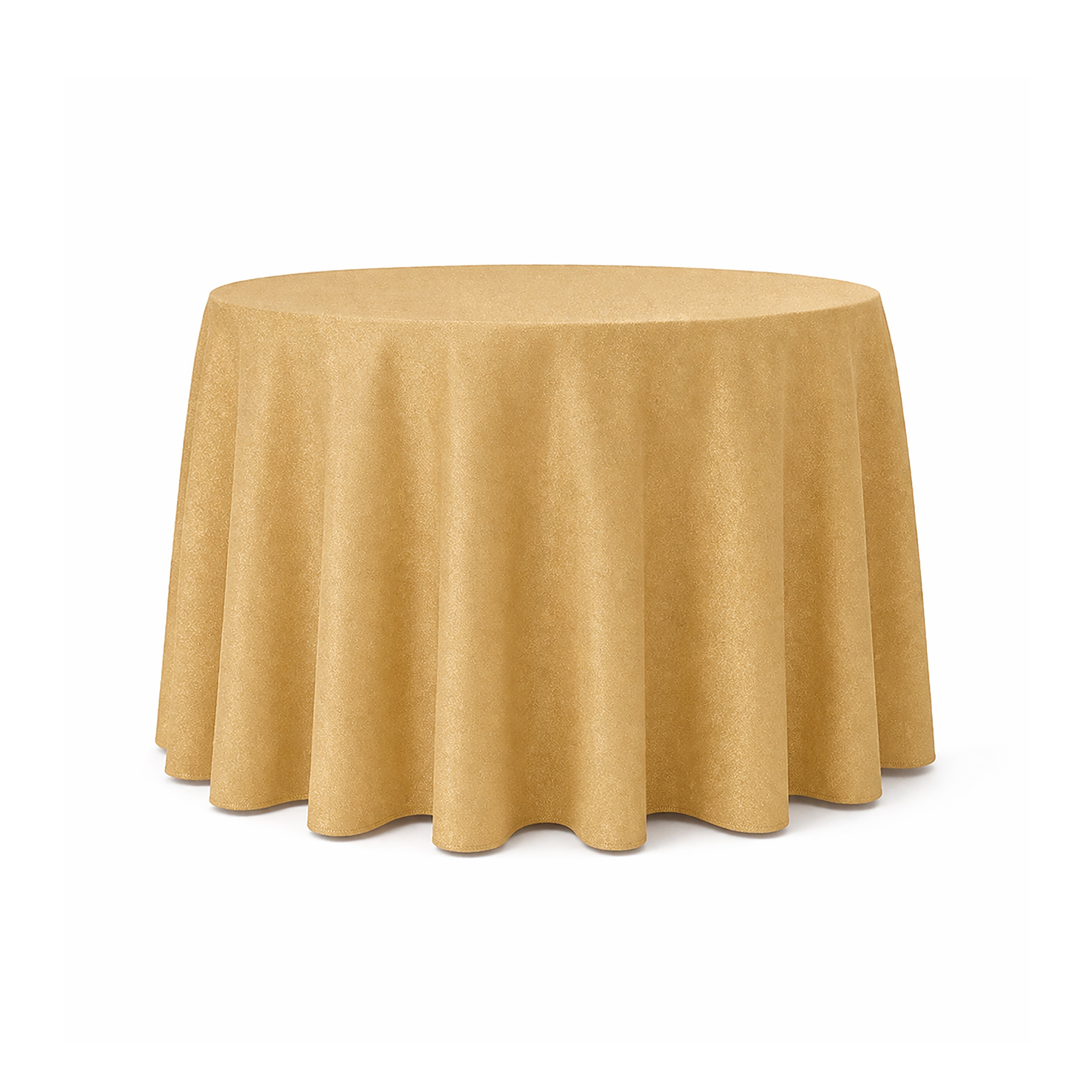 Tablecloth 90" Round Gold Majestic