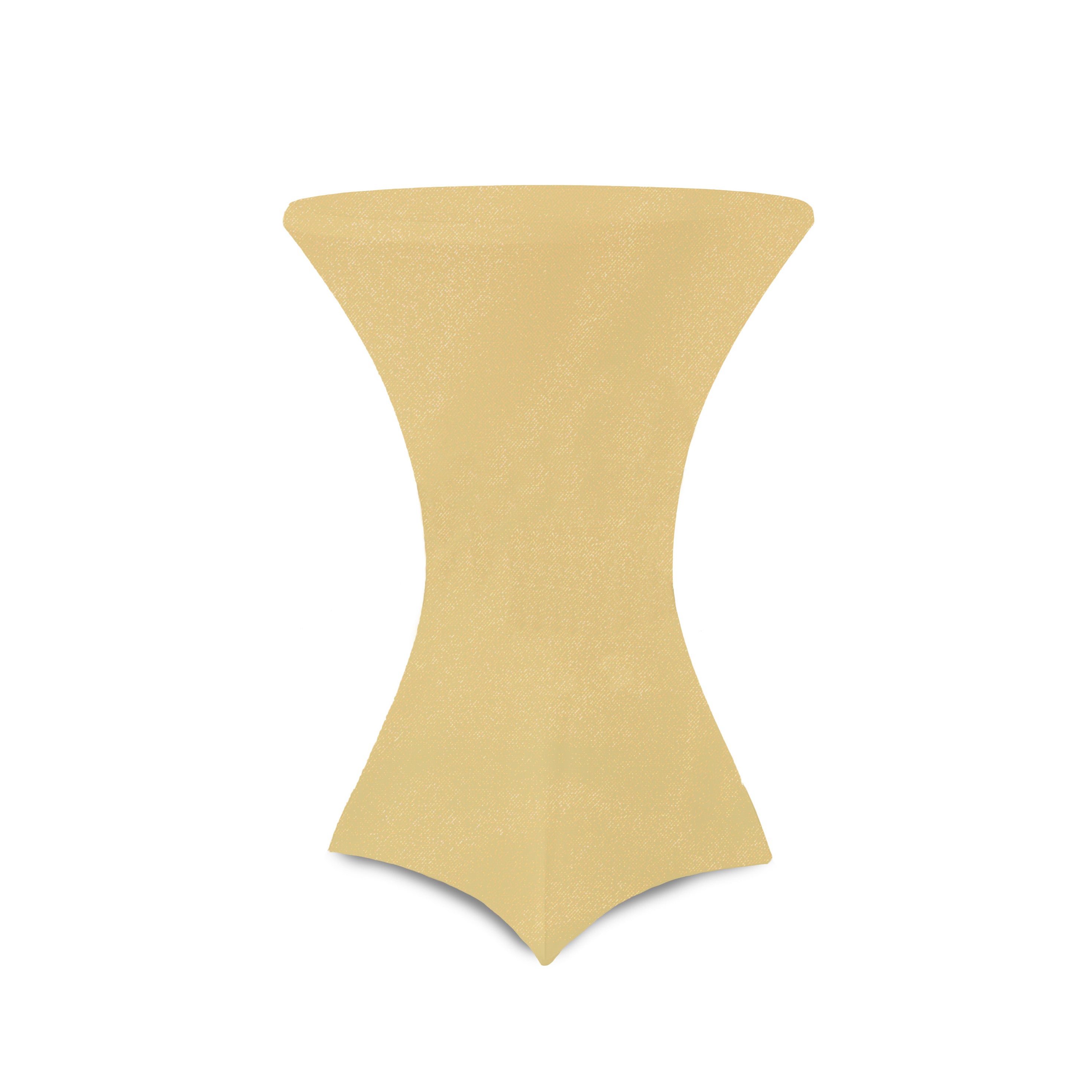 Spandex Cover 42" Tall X 30" Diameter Gold