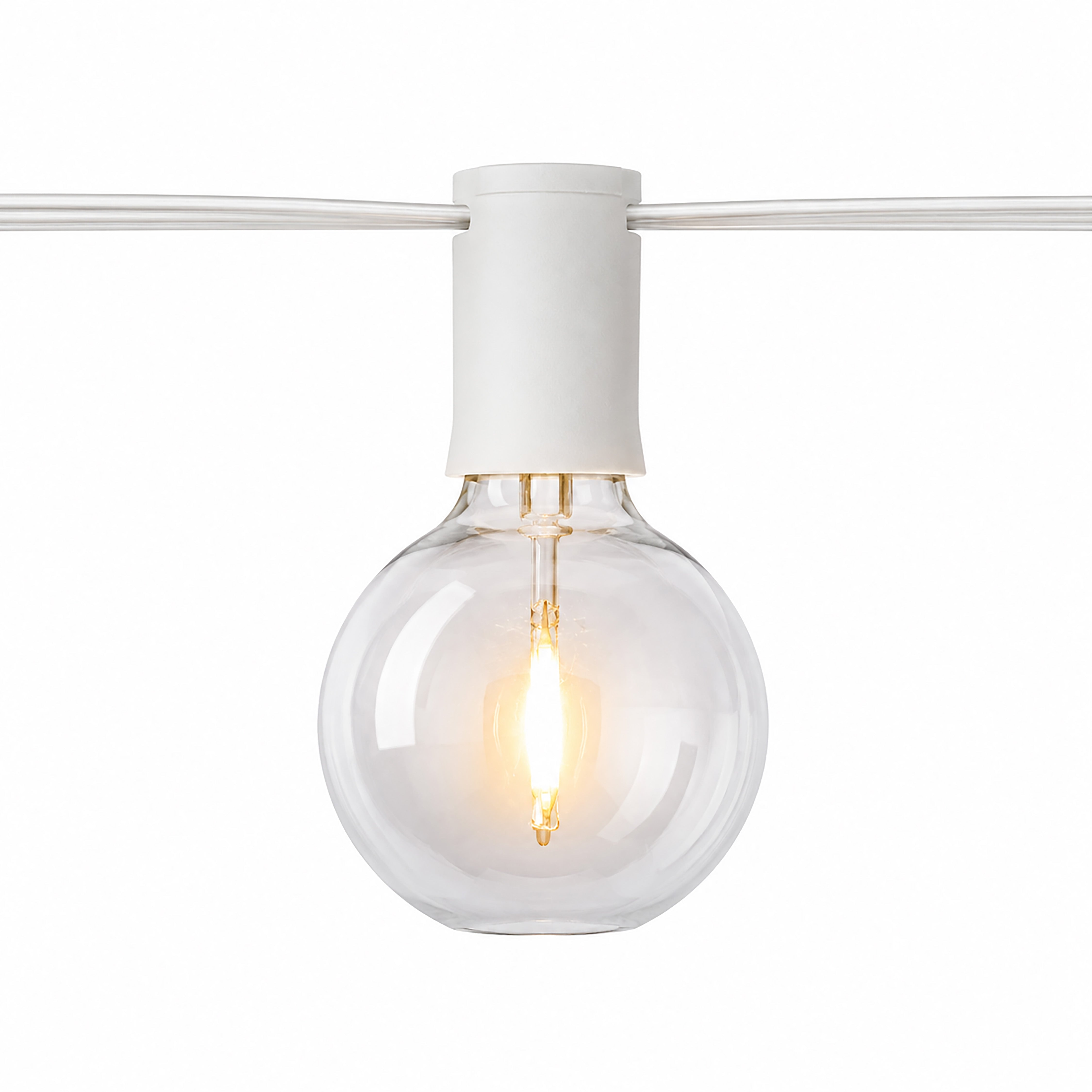 Bulb, Cafe 40mm 1W LED Clear Case Of 25