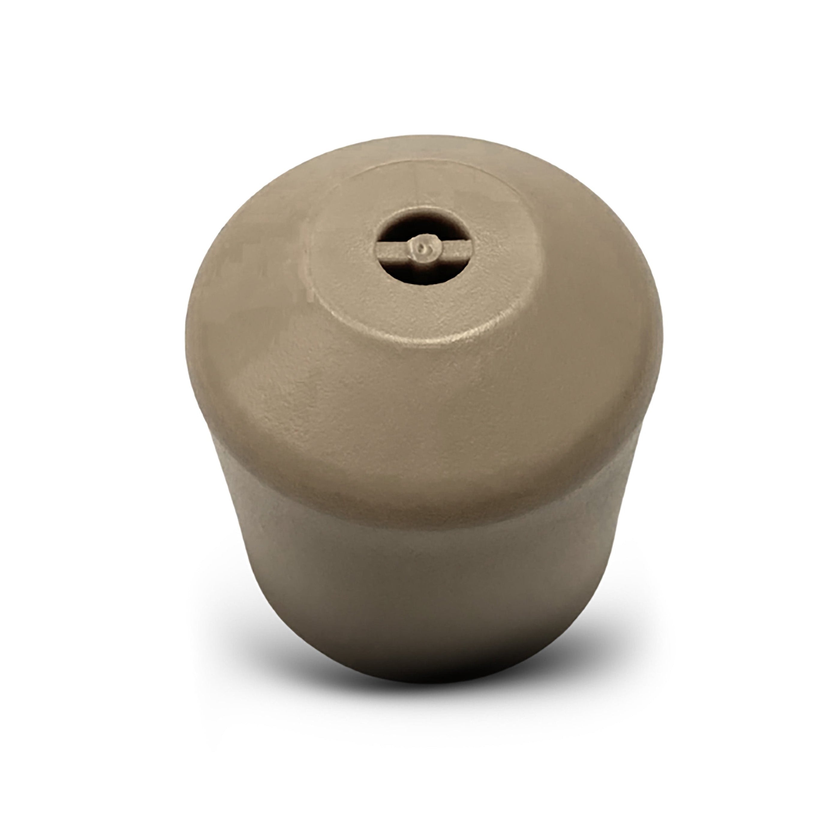 Folding chair feet replacements in a beige neutral colour. 