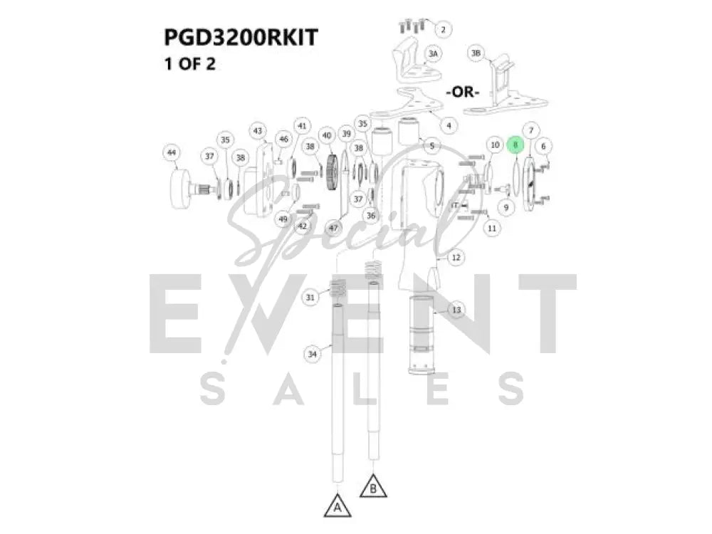O-Ring Rebuild Kit 3200/3200X Tents - Titan Post Drivers
