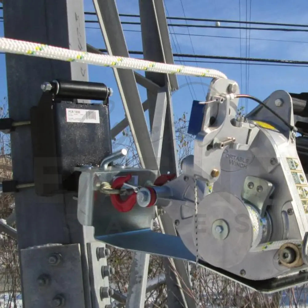Pivoting Winch Support Plate For Capstan Winch Tent Accessory