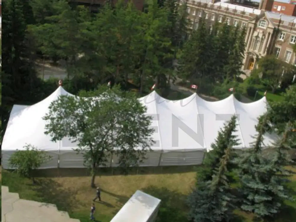 Pole Tent 40' x 140' White - Special Event Sales