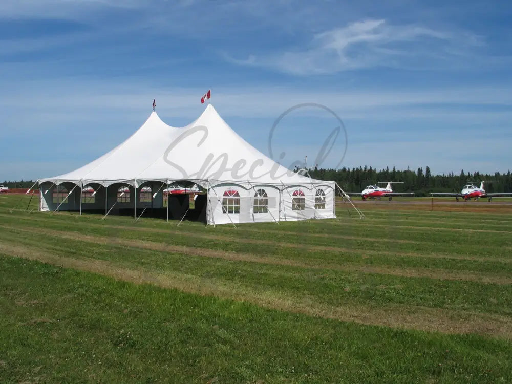 Pole Tent 40’ x 60’ White Tents - Pole