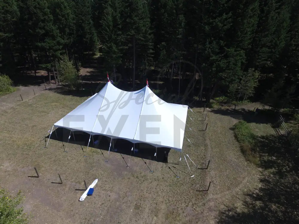 Pole Tent 40’ x 60’ White Tents - Pole