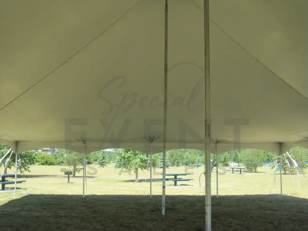 Pole Tent 40’ x 80’ White Tents - Pole