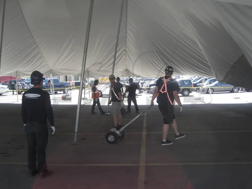 Pole Tent 60’ x 240’ White Tents - Pole