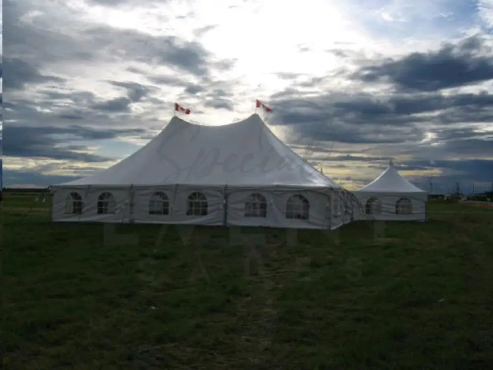 Pole Tent 60' x 40' White - Special Event Sales