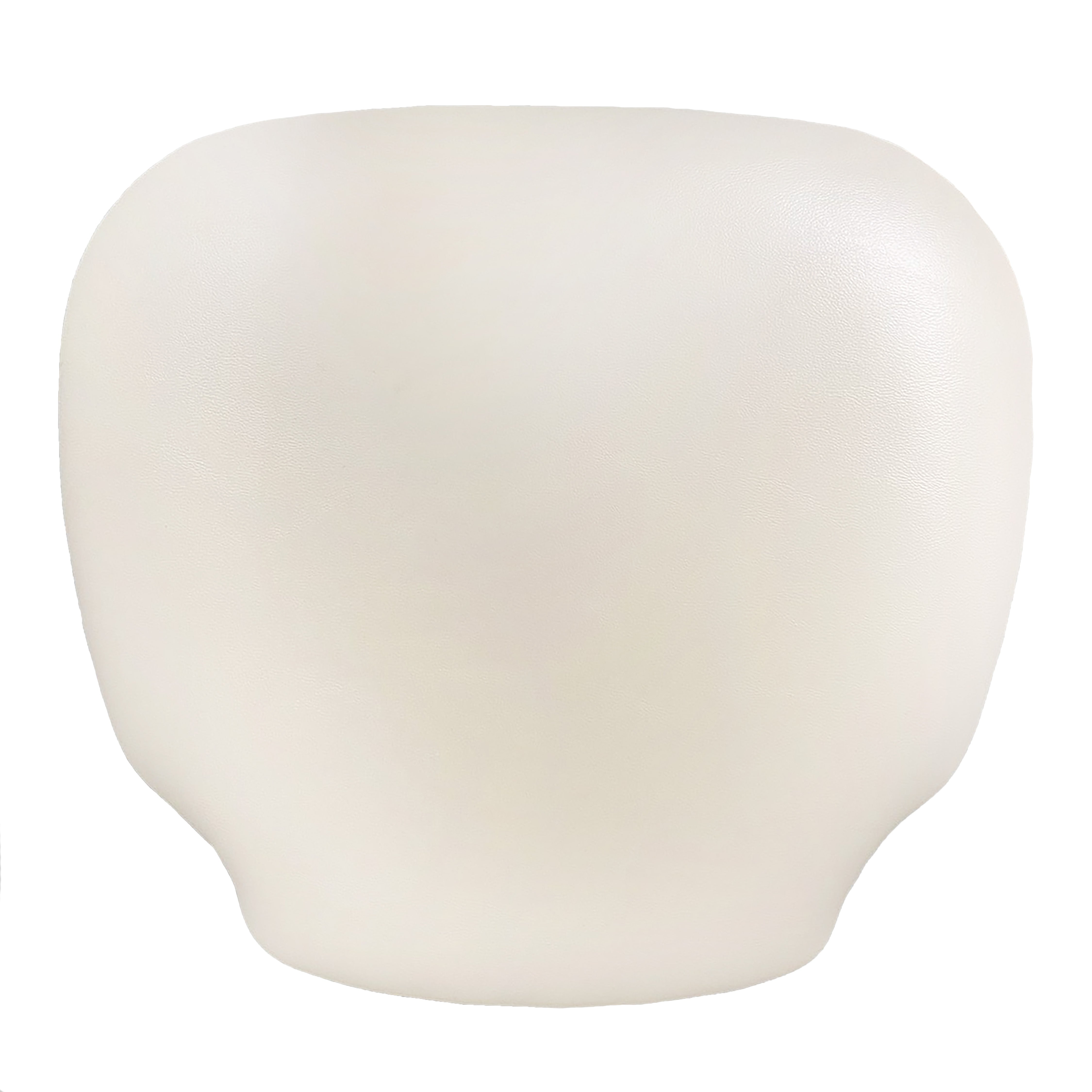 Ivory Bentwood Chair Pad Vinyl