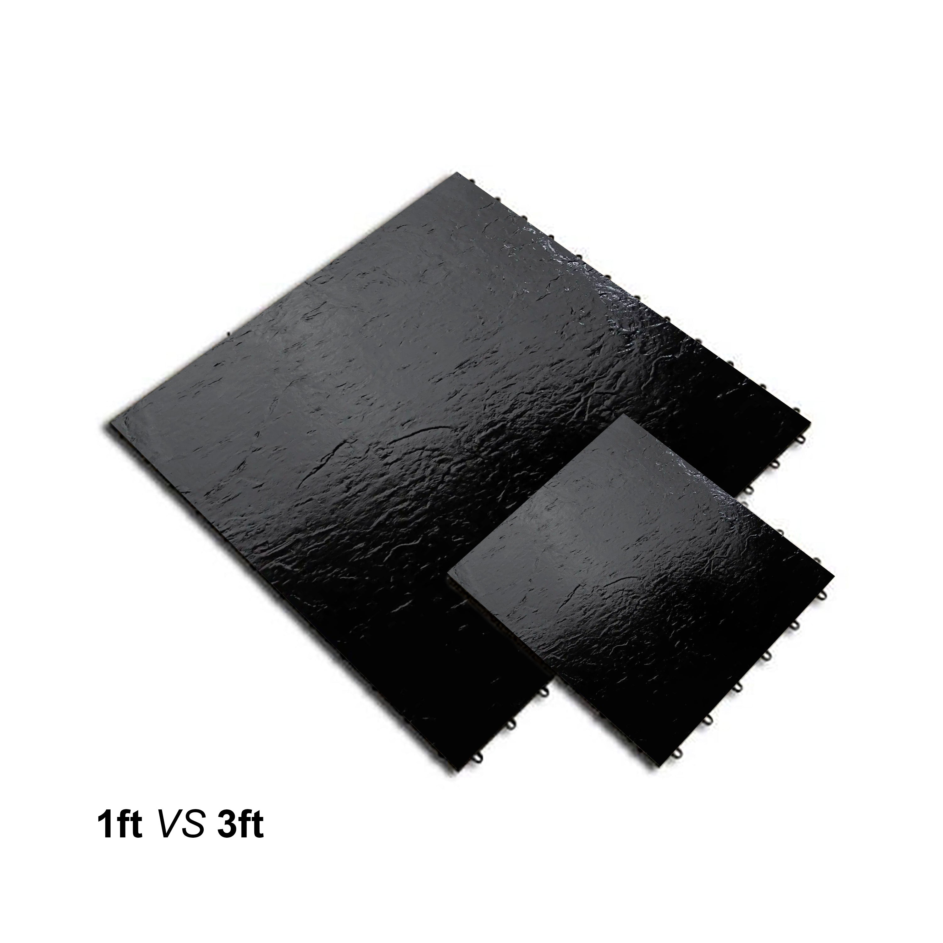 Tile, Slate Black 3' x 3'