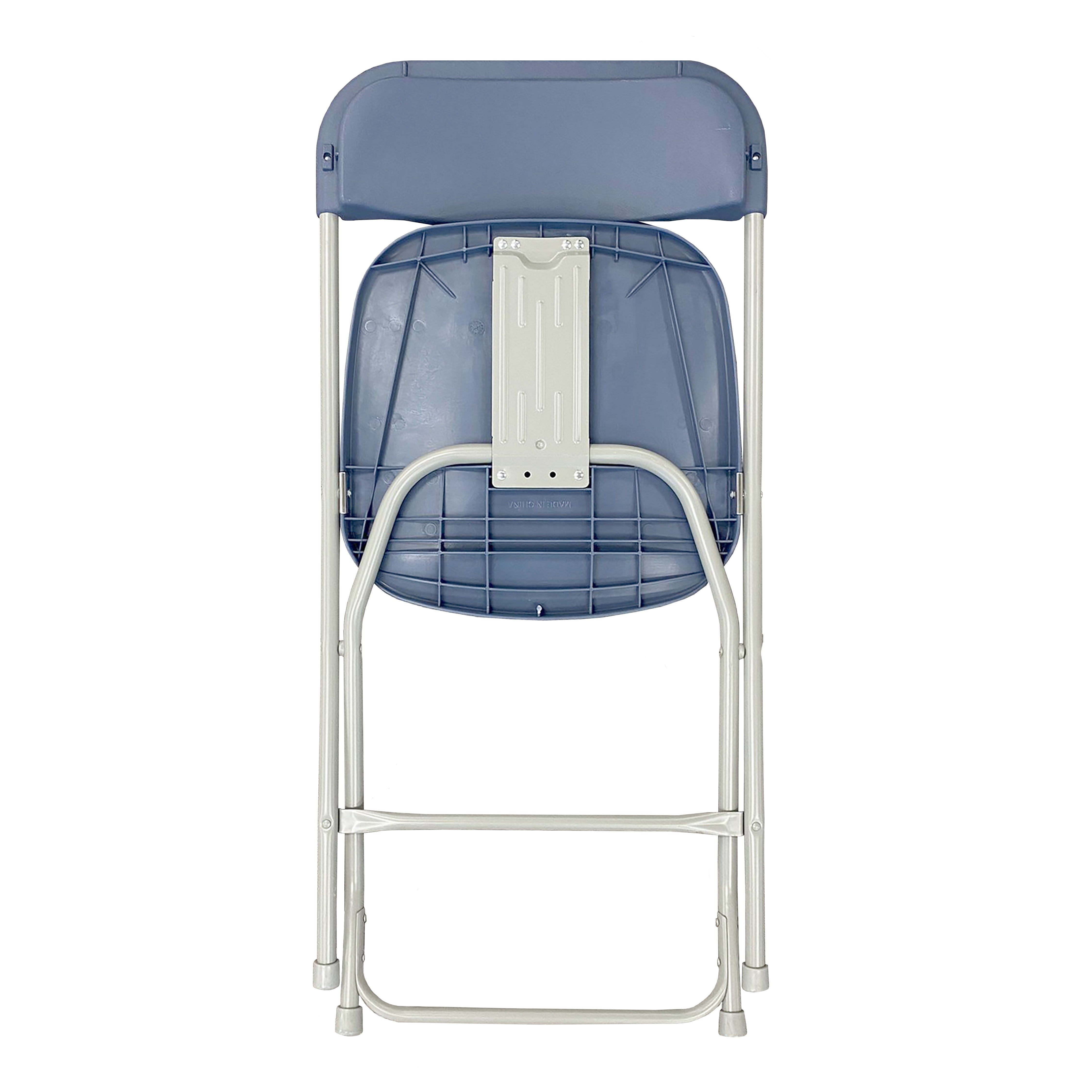 Chair, Folding Slate Blue Seat & Grey Frame Pro Series