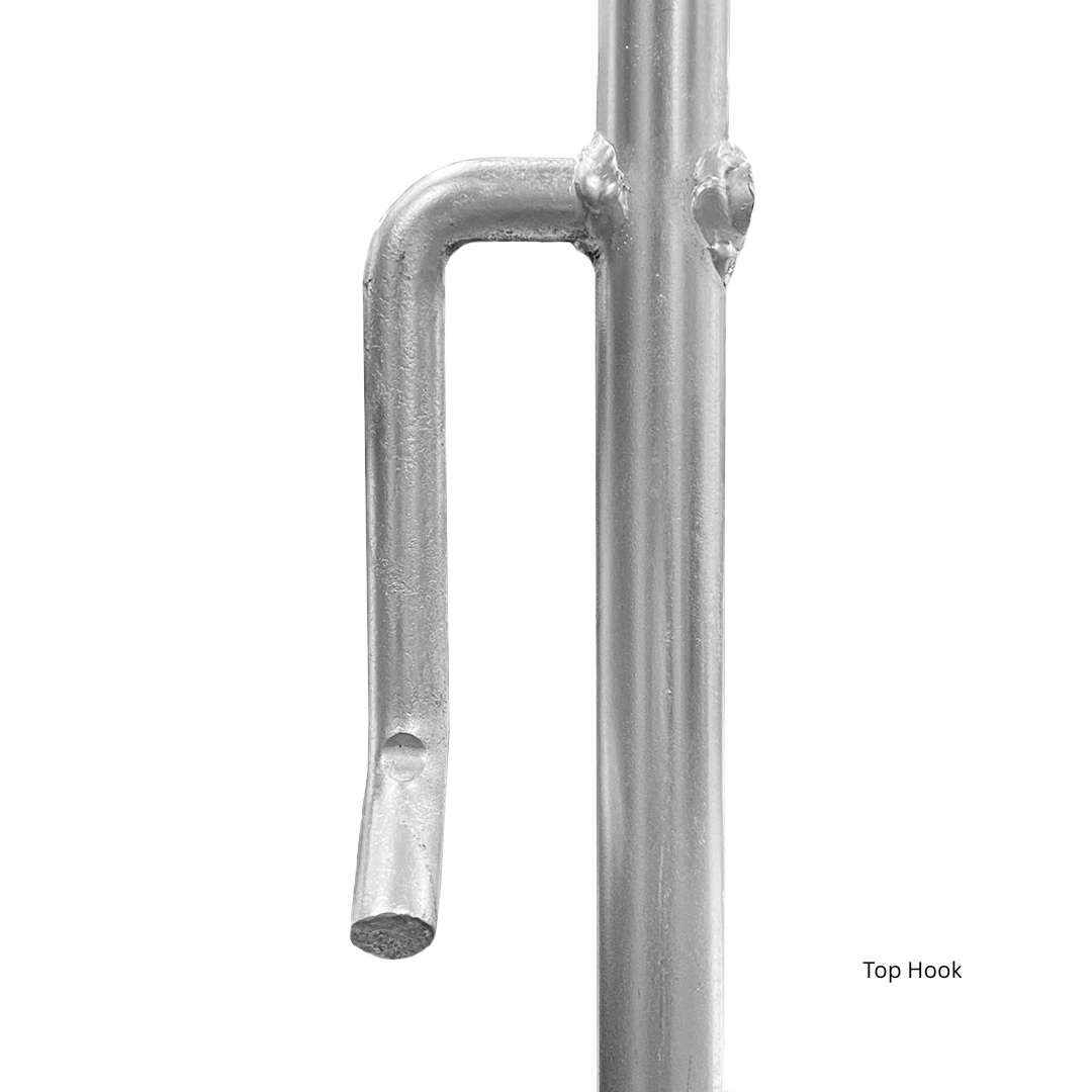 Galvanized Fence Panel, 90" L X 43" H