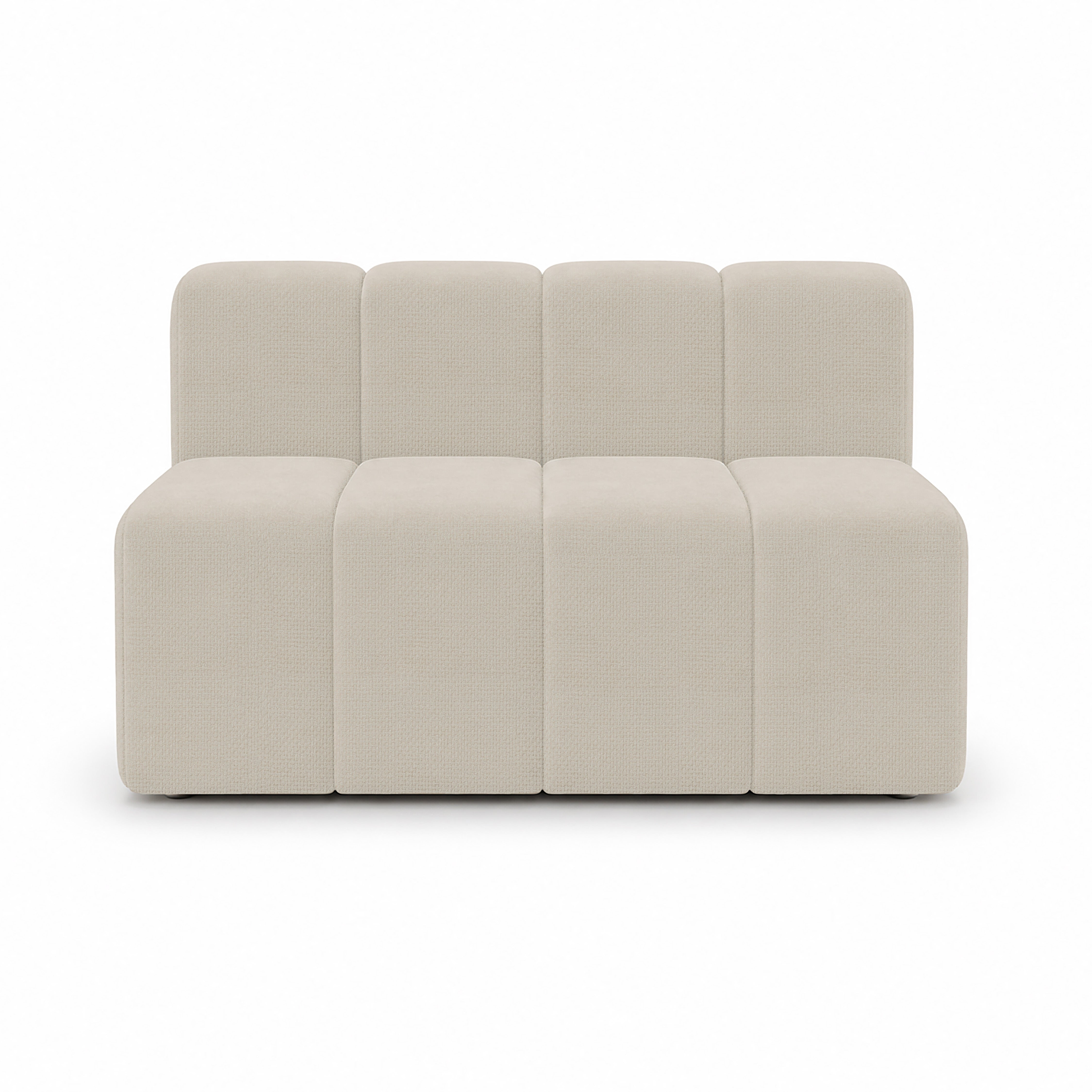 Zetel Rectangle Sofa Beige