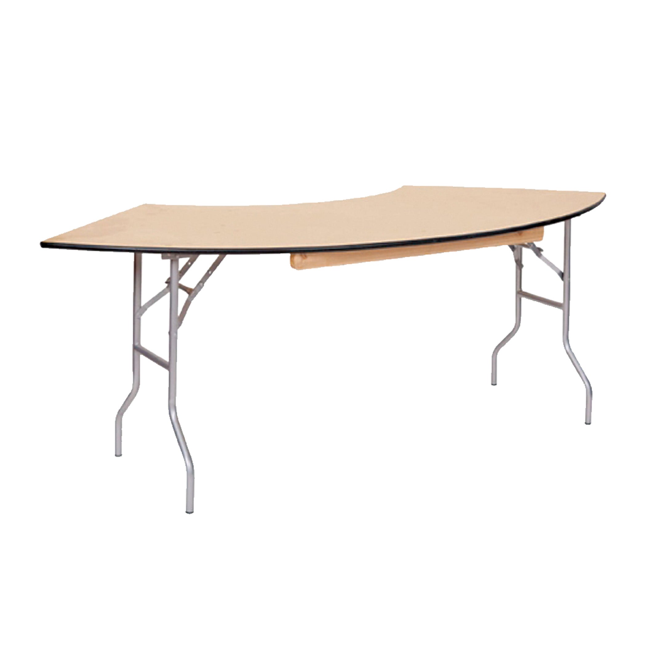 Table, 60" x 30" Serpentine Birch Plywood