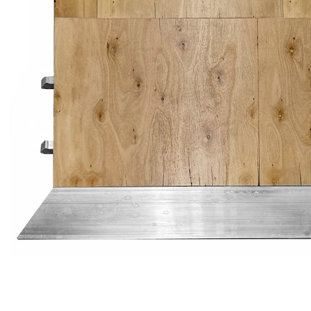 Tag-Loc Aluminum 6" x 48" Left Corner Trim