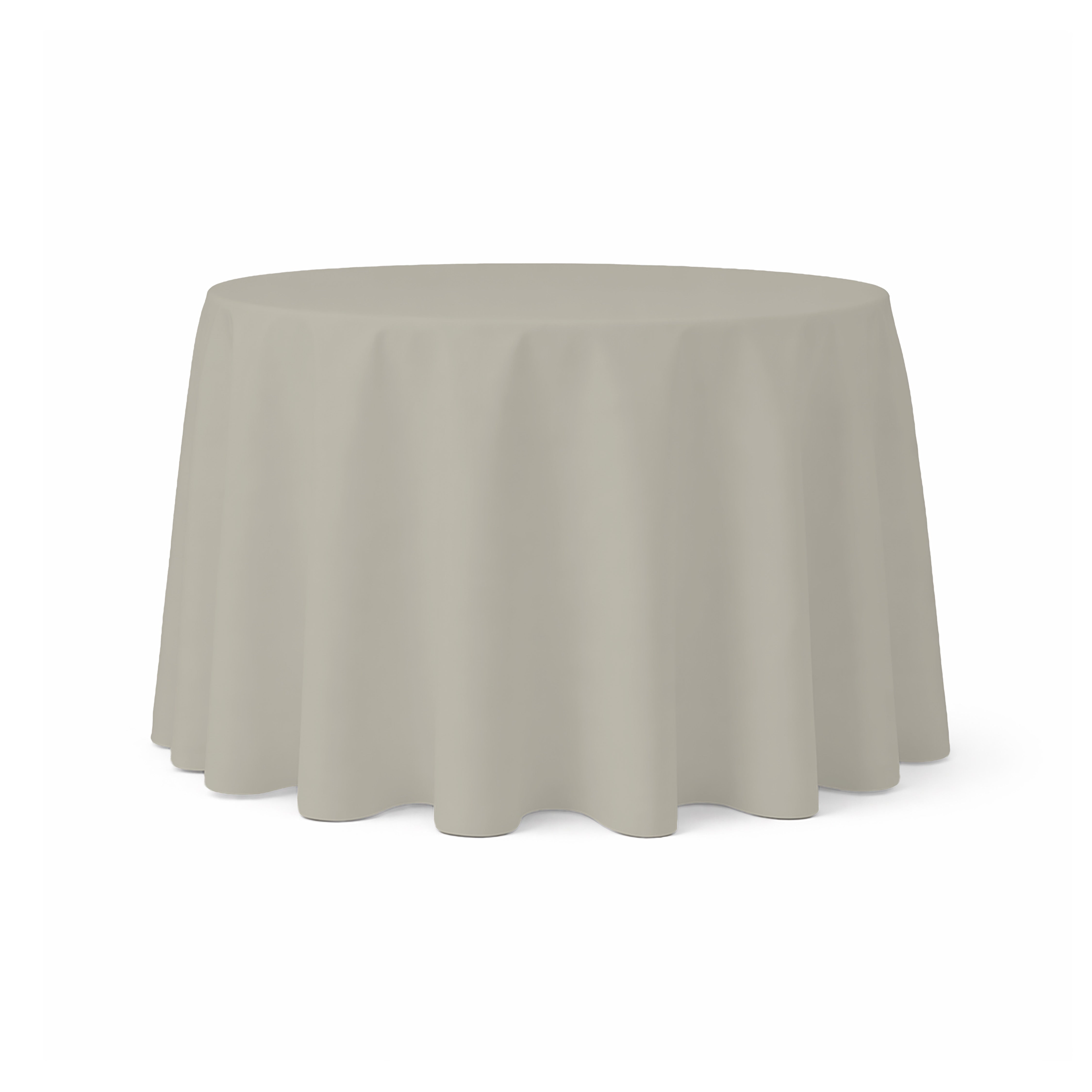 Tablecloth 120" Round Tan Majestic