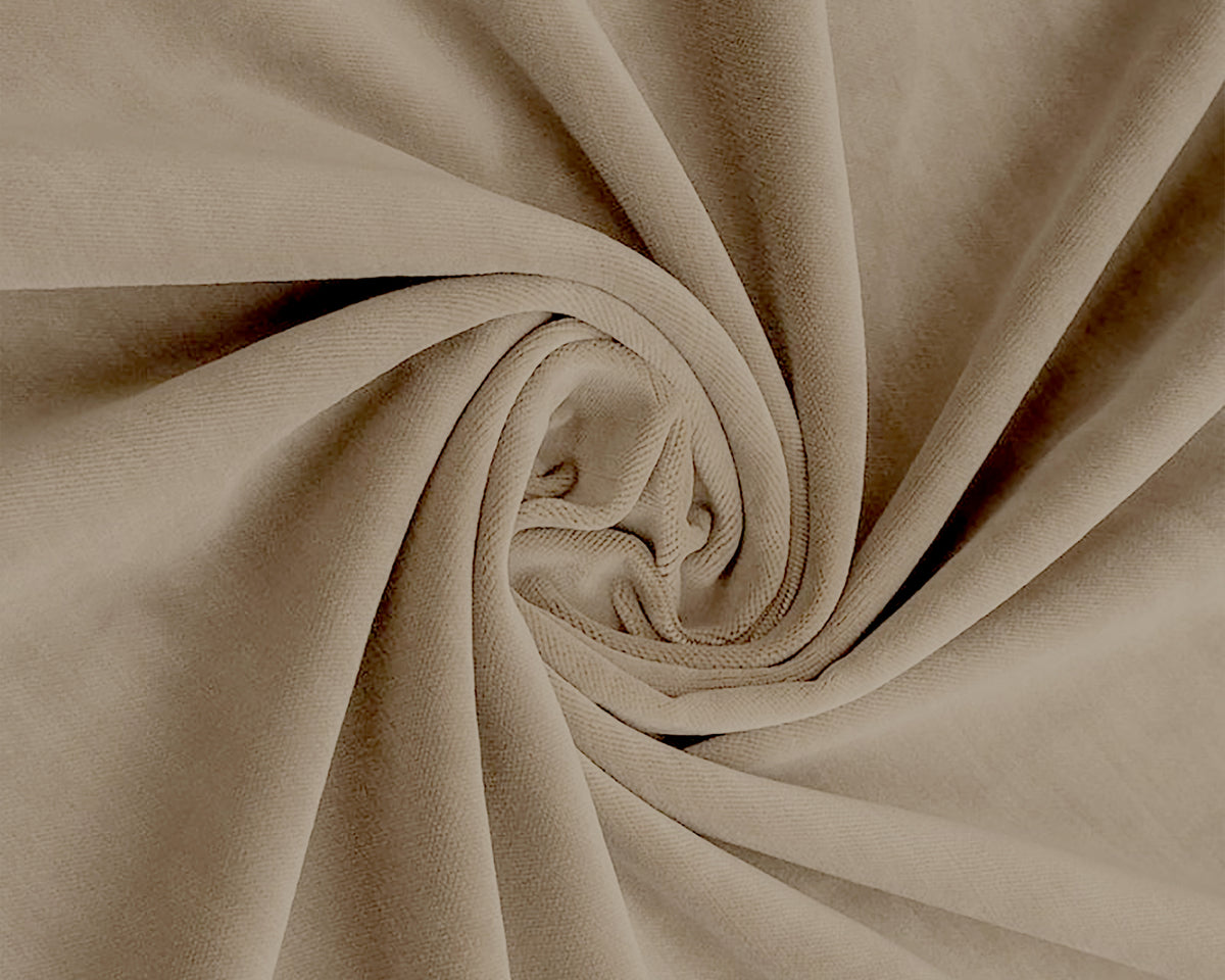 Tablecloth 90" X 132" Tan Velvet