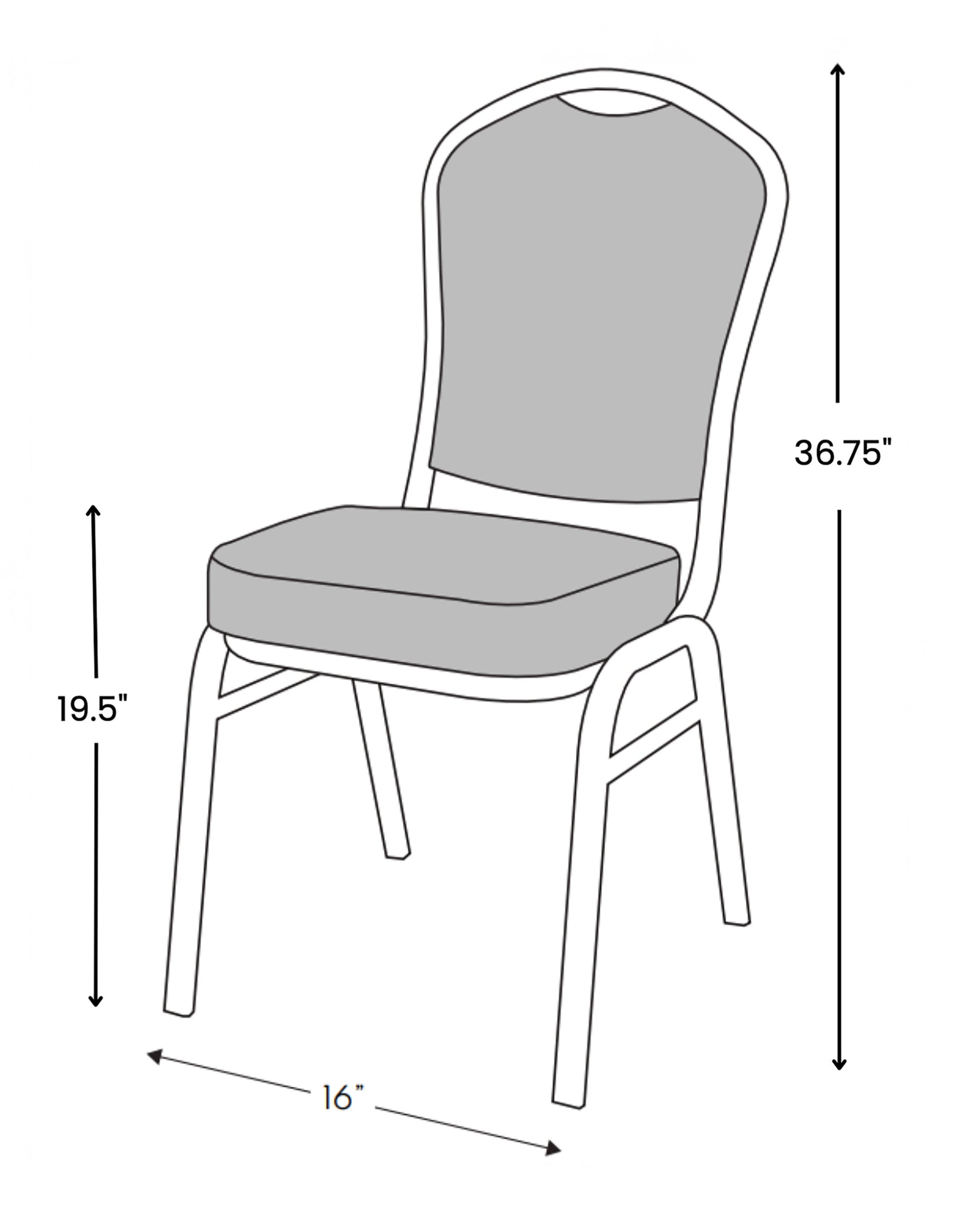 Chair, Banquet Tyrone Gold Diamond Bronze