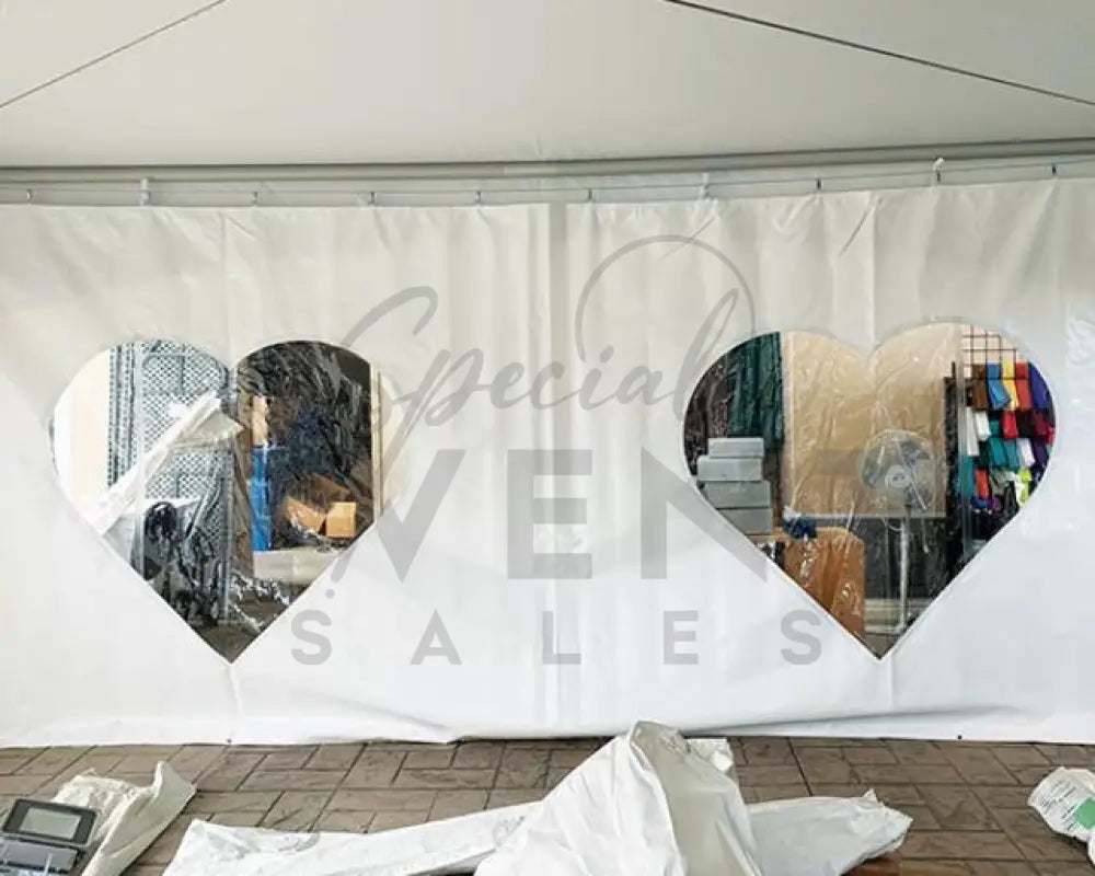 Wall, 8' x 20' Hearts Rod Tensioned - Special Event Sales