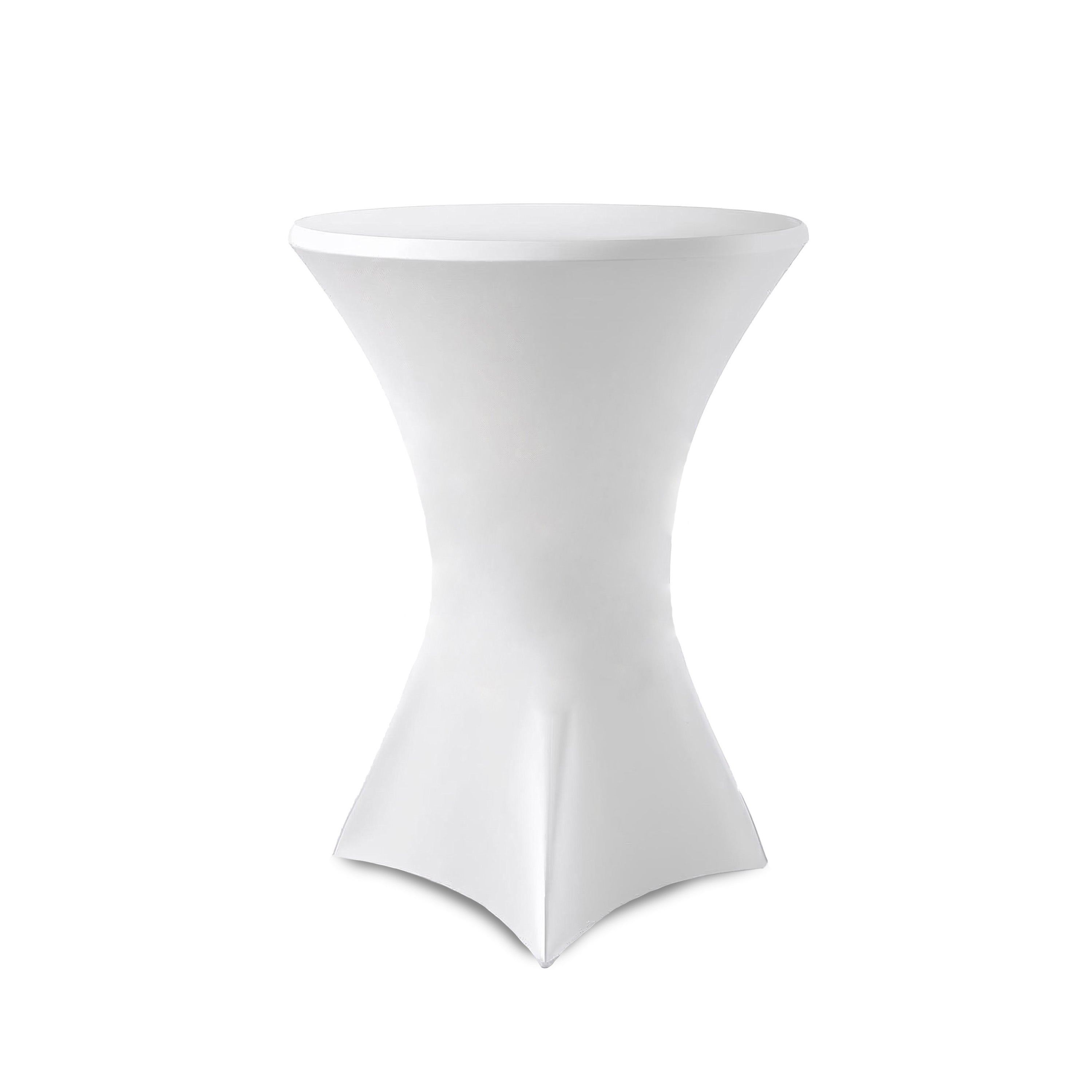 Spandex Cover 42" Tall X 30" Diameter White New Style