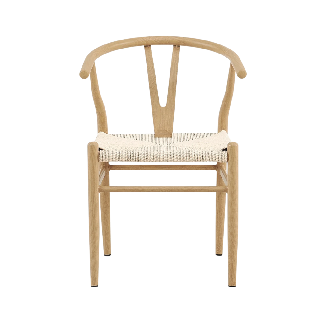 Chair, Wishbone Natural Assembled