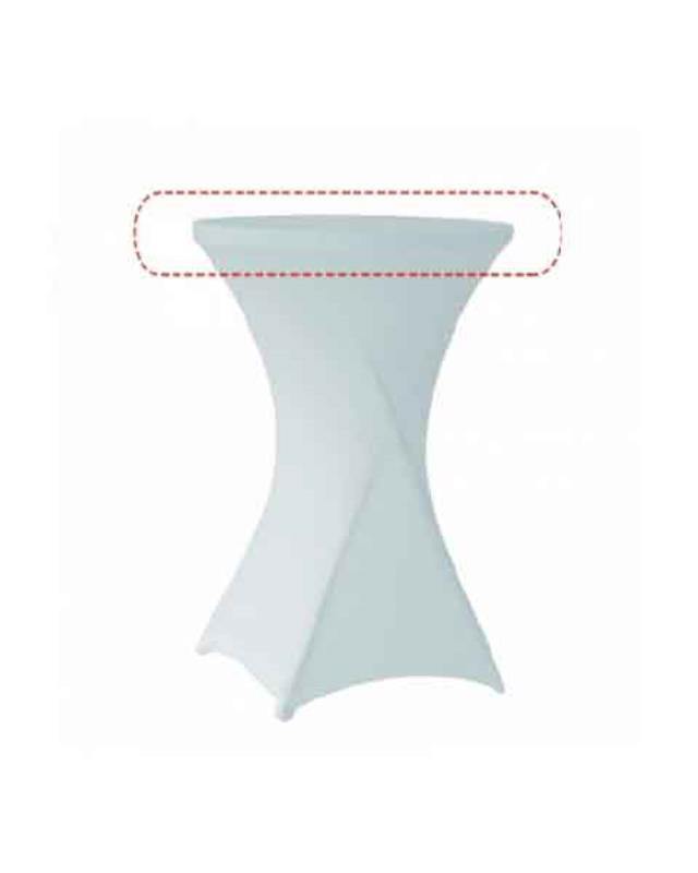 Stretch Topper, Cocktail Red 30" - Special Event Sales