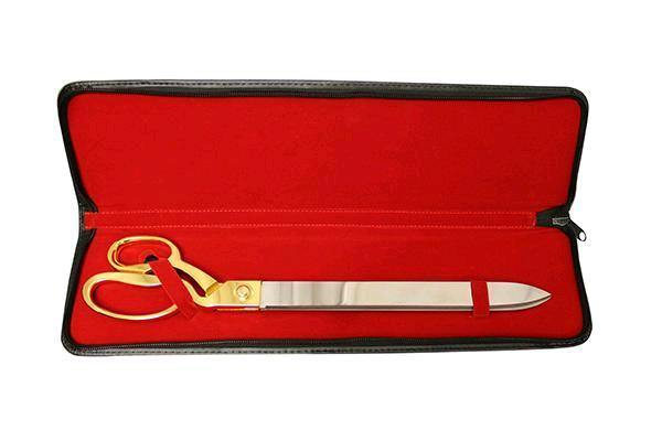 20" Ceremonial Scissors c/w Case - Special Event Sales