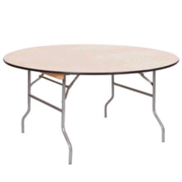 Table, 66" Round Birch Plywood - Special Event Sales