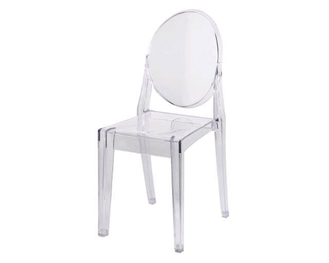 Chair, Ghost Clear Without Arms - Special Event Sales