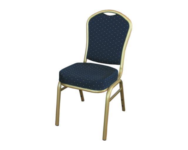 Chair, Banquet Tyrone Navy Gold - Special Event Sales