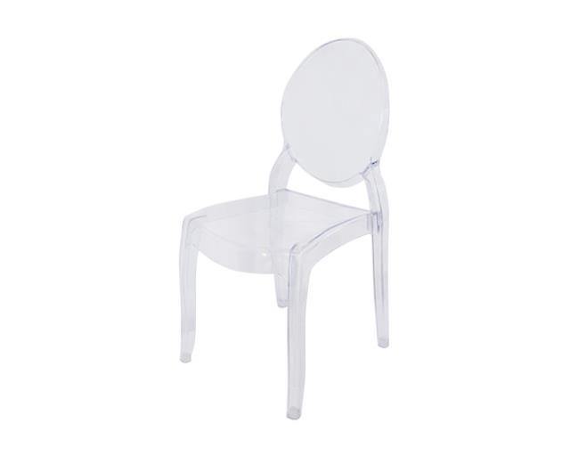 Sofia Clear Wide Seat Sofia Ghost Chair - Special Event Sales