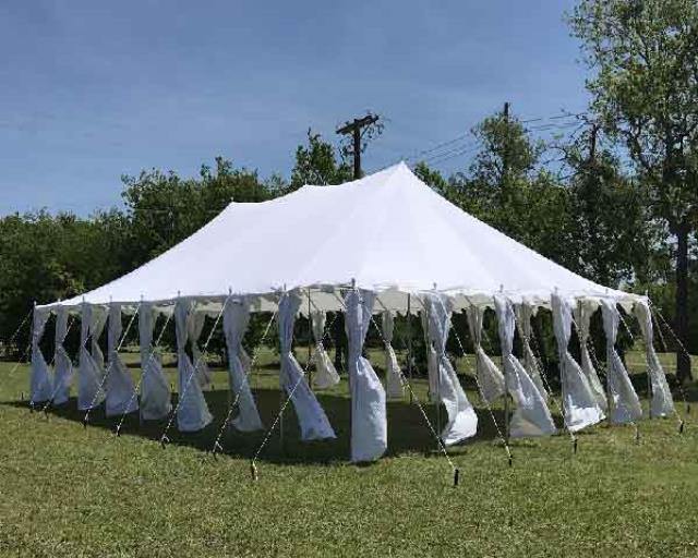 Pole Tent 30' x 40' White - Special Event Sales