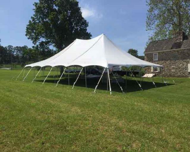 Pole Tent 30' x 60' White - Special Event Sales