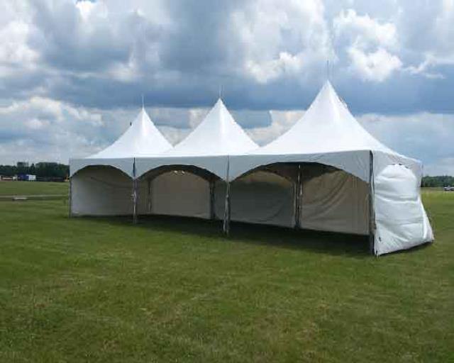 Pole Tent 30' x 80' White - Special Event Sales