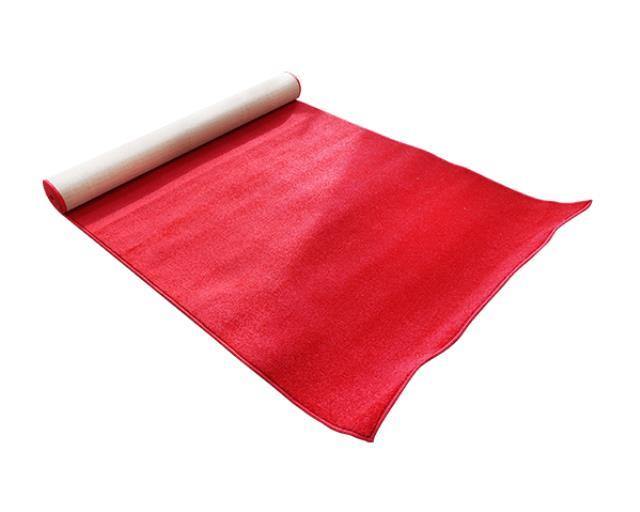 Carpet, Red 4' x 10' Plush - Special Event Sales