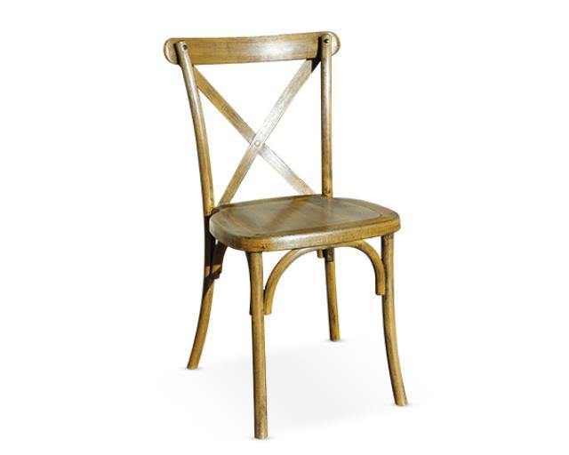 Chair, Crossback Oak Resin - Special Event Sales
