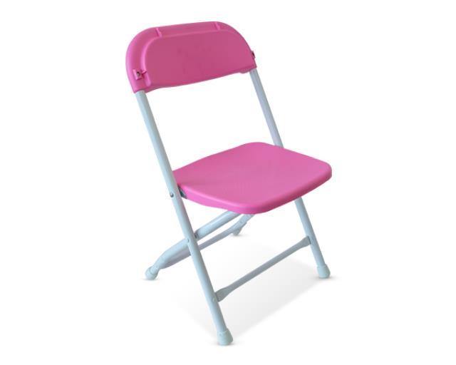 Chair, Children's Folding Bright Pink - Special Event Sales